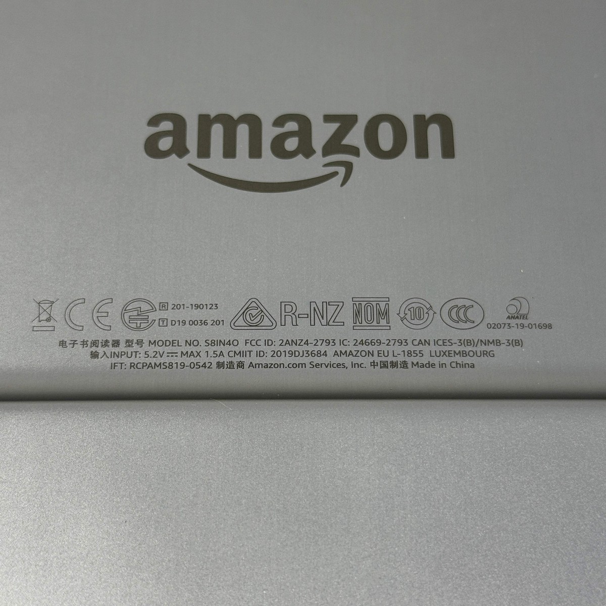 WiFi Only Amazon Kindle Oasis 10th Gen 8GB Silver S8IN40 | eBay