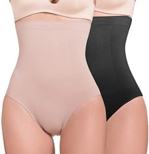 Unseamed Tummy Control High Waist Body Shaper Briefs Butt Lifter Slim Underwear