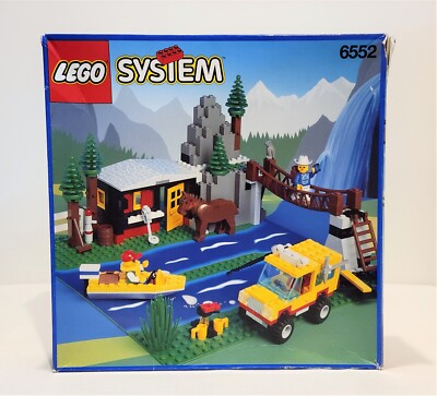 Vintage Town LEGO System #6552 ROCKY RIVER RETREAT: Complete w/Box/Instructions!