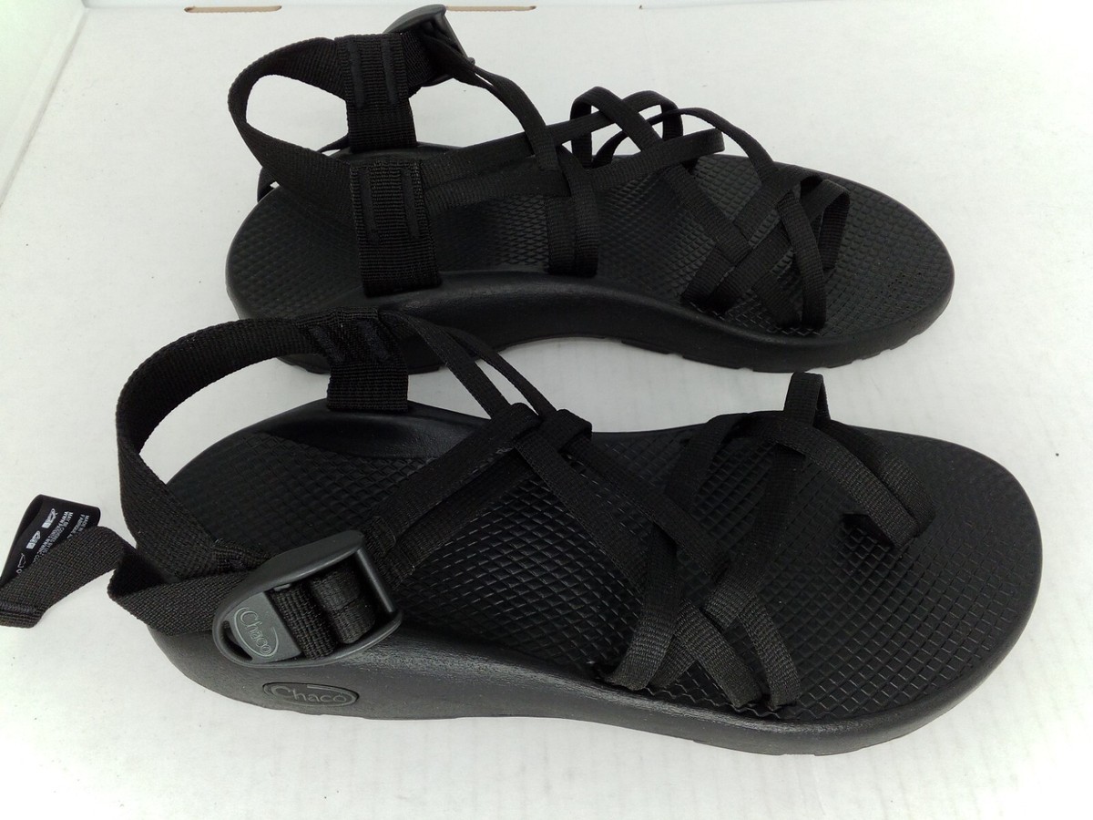 Yocco♡ Chaco Women's ZX/2 Cloud Strappy Sandals, Solid Black