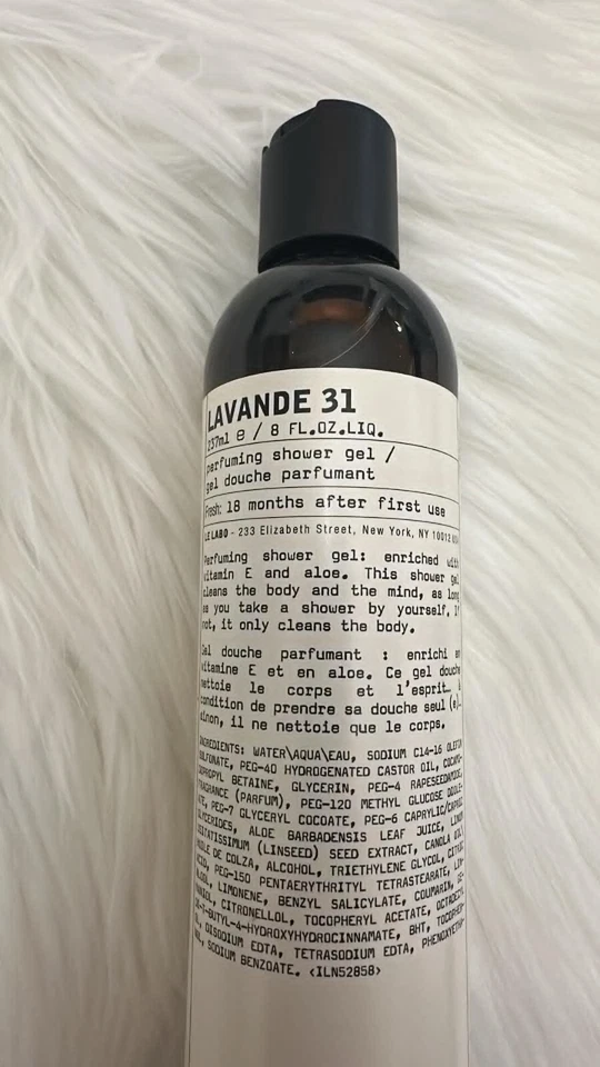 Gel de ducha perfumado LE LABO Lavande 31 237 ml 8 fl oz Foto 2 de 4