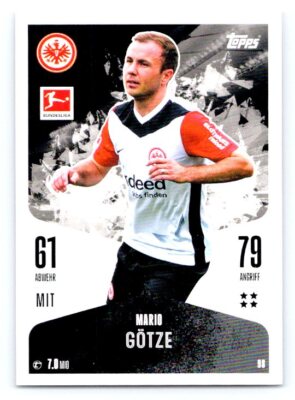 TOPPS Bundesliga Match Attax 2024/25 Nr 98 Mario Götze Eintracht Frankfurt