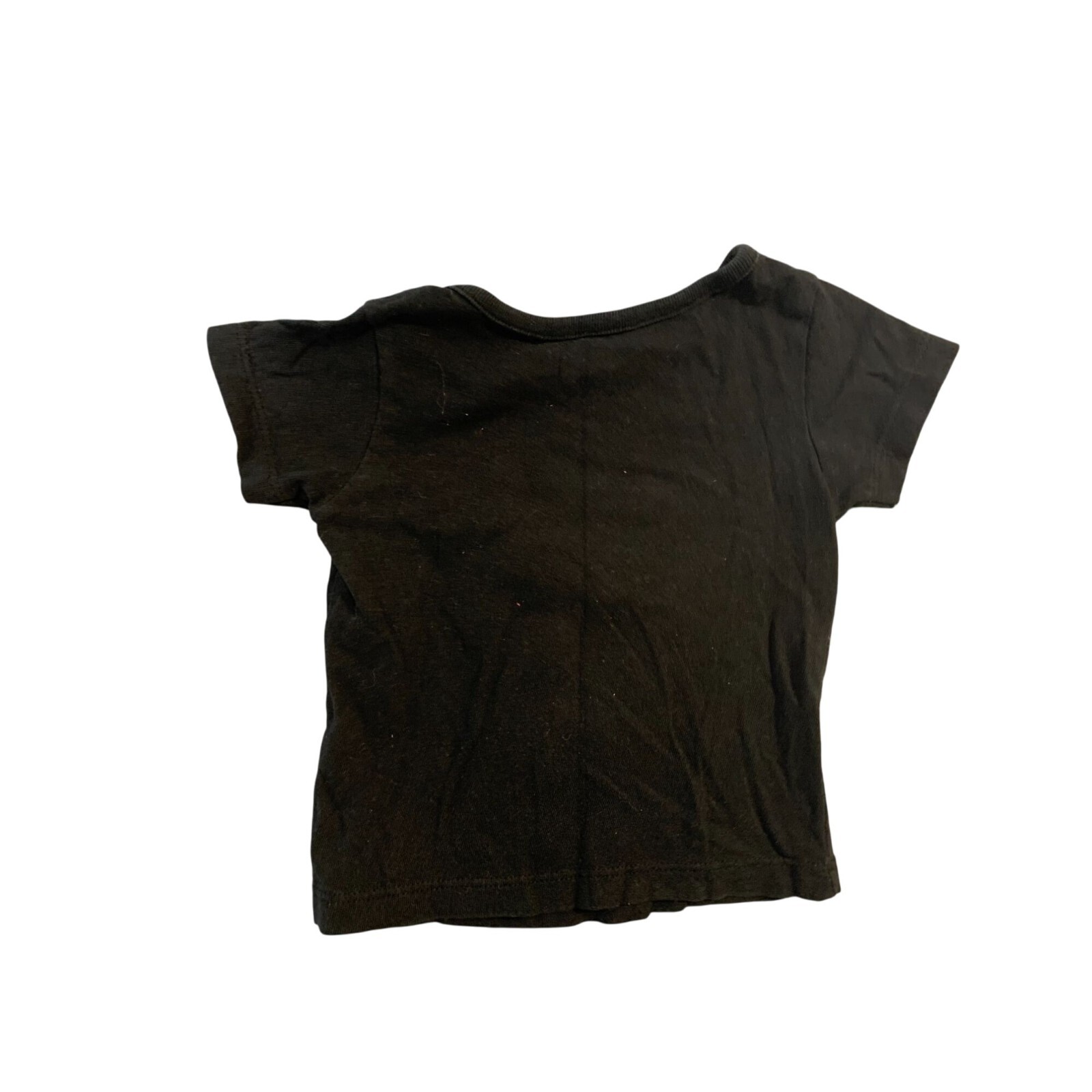 Disney Girls Infant baby Size 12 months Black short sleeve tshirt tee black minn