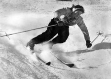 Madeleine Berthod 1953 Switzerland Historic Old Photo 4