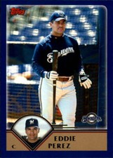 2003 Topps Chrome Traded  #T86 Eddie Perez - NM-MT 