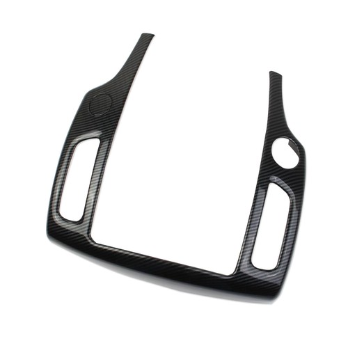Carbon Fiber Style Central Control Navigation Frame Cover Trim For Nissan 370Z - Picture 2 of 5