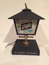 Vintage Schlitz Beer Sign Light Be A Schlitzer Bar Man Cave