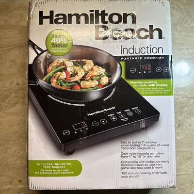 Hamilton Beach Induction Portable Cooktop. Free Shipping!!