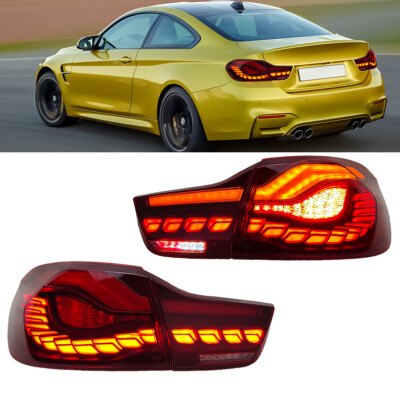 GTS RED Full LED Tail Lights For BMW M4 F32 F33 F36 F82 F83