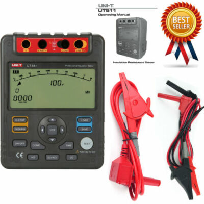 UNI-T UT511 Isolationswiderstandstester Megohmmeter Niedrig Ohmmeter Voltmeter