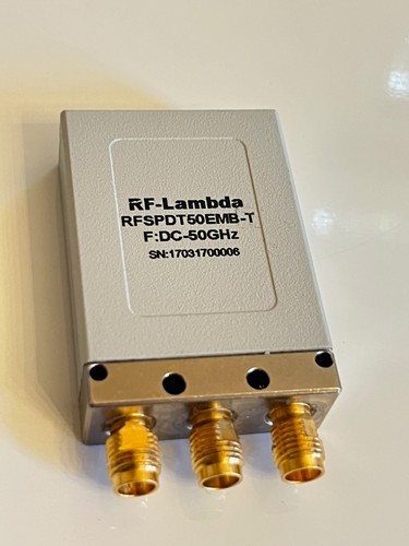 RF-LAMBDA RFSPDT50EMB-T COAXIAL RELAY SWITCH 2.4MM 50GHz 24Vdc SPDT AE1W8 - 第 1/12 張圖片