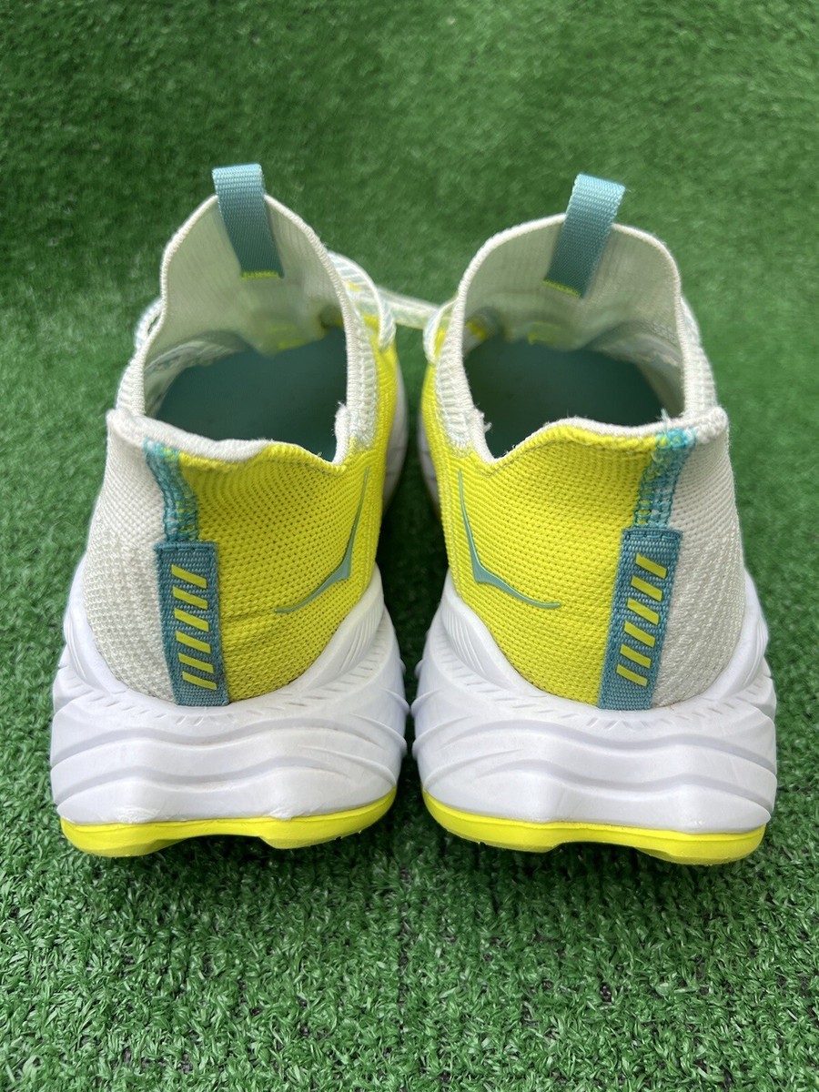 d*u様 【新品未使用品】 HOKA ONE ONE CARBON X3 290 Hoka One One Carbon X 3 White Yellow Mens Sz 11.5D Running Shoes