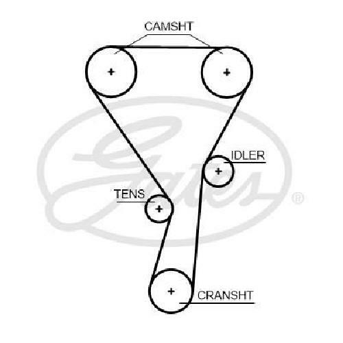 Timing belt 5699XS GATES for VOLVO POLESTAR - Image 11