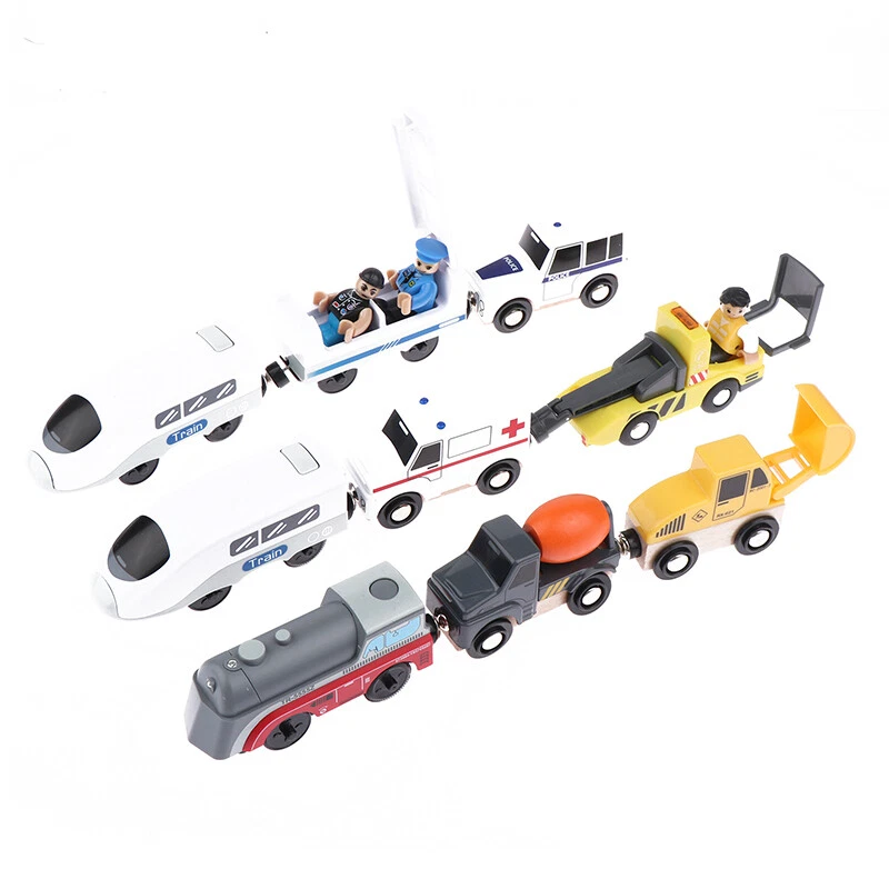 Kids wooden hotsell train track