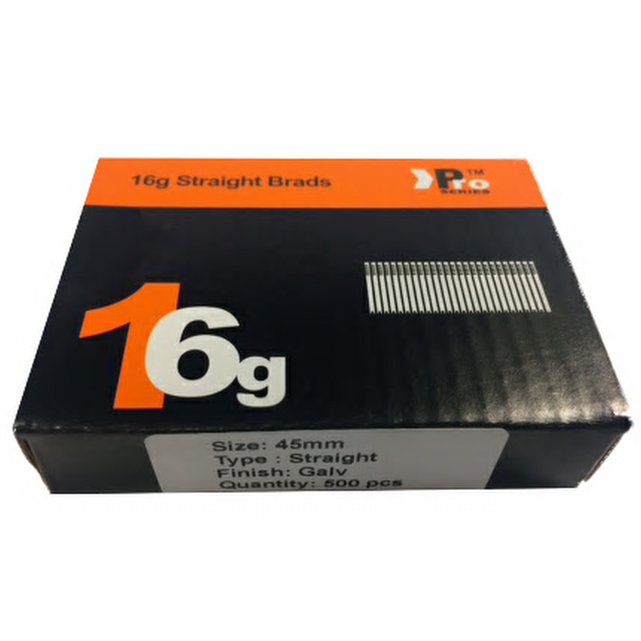 16g finish nails 500 x 45mm (handy starter pack)