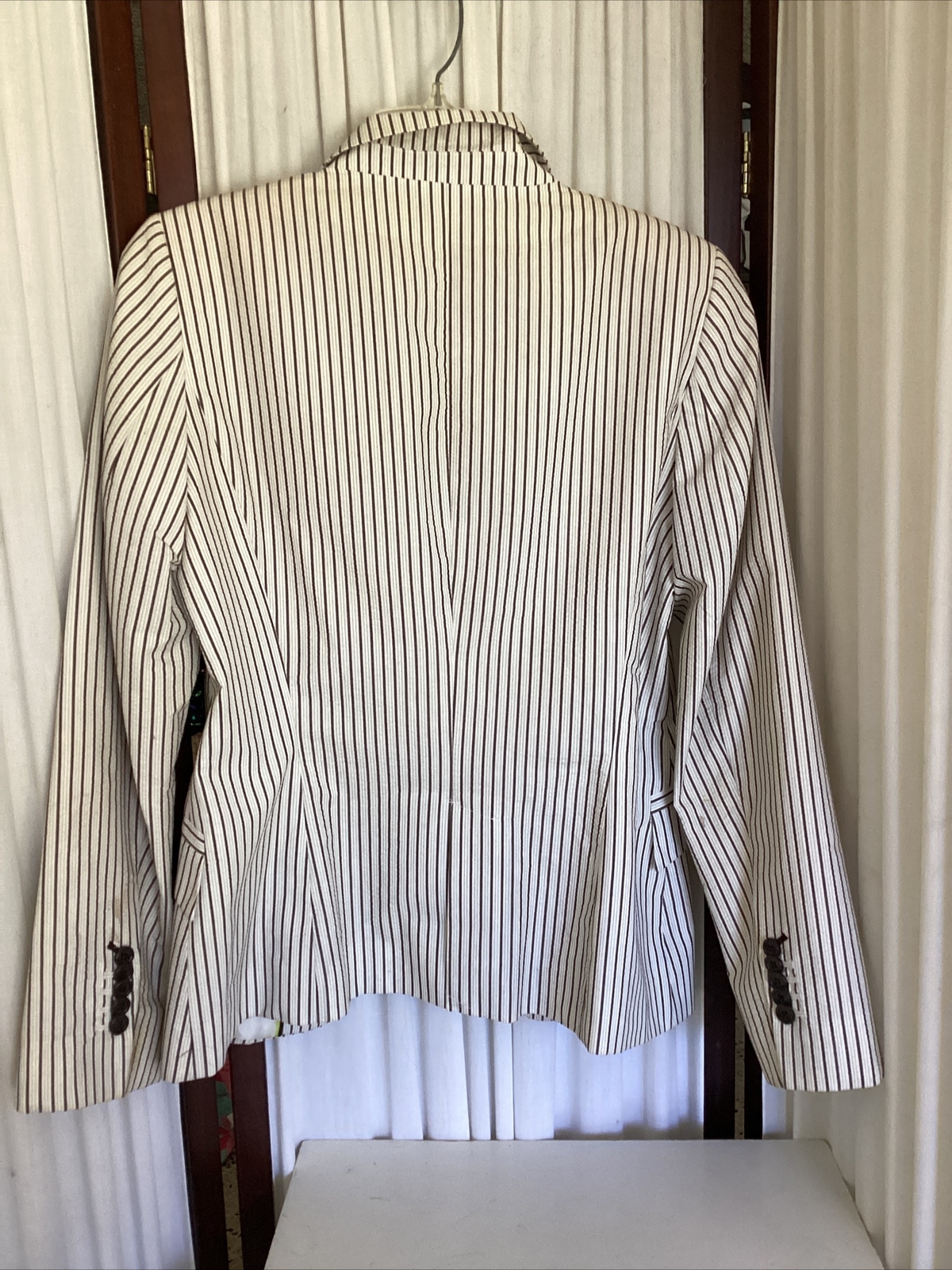 Zara Basic Button Front Pocket Blazer Jacket Size… - image 7