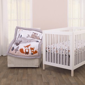 fox bedding crib