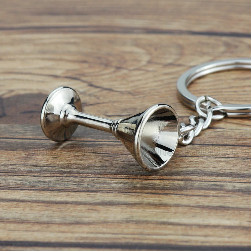 Cocktail Shaker Glass Mixing Pot Keychain KeyRing BagPendant Present Accessories - Image 4 of 4