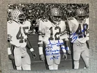 Tim Fox & Brian Baschnagel signed OHIO STATE BUCKEYES 8 X 10 photo