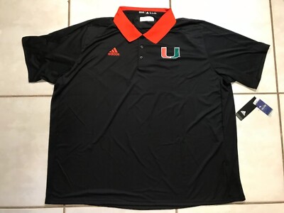 miami hurricanes polo adidas