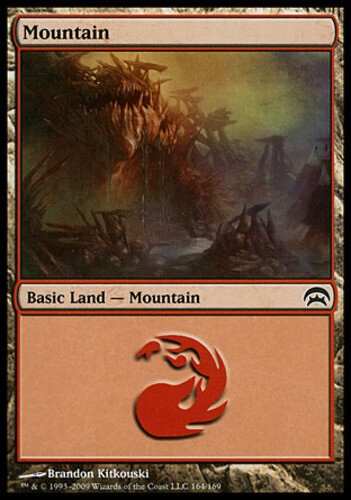 Mountain (164) x1 - Planechase - NM-Mint, English - Planechase