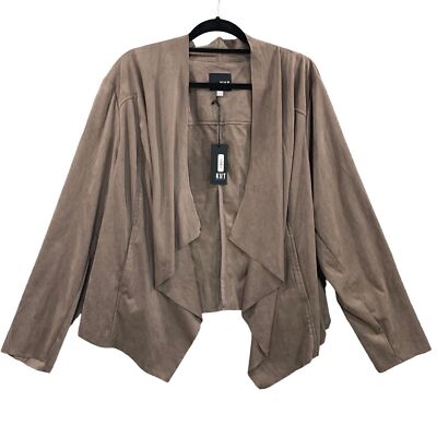 KUT From The Kloth Womens Jacket Tayanita Western Plus Sz 3X Brown Chic