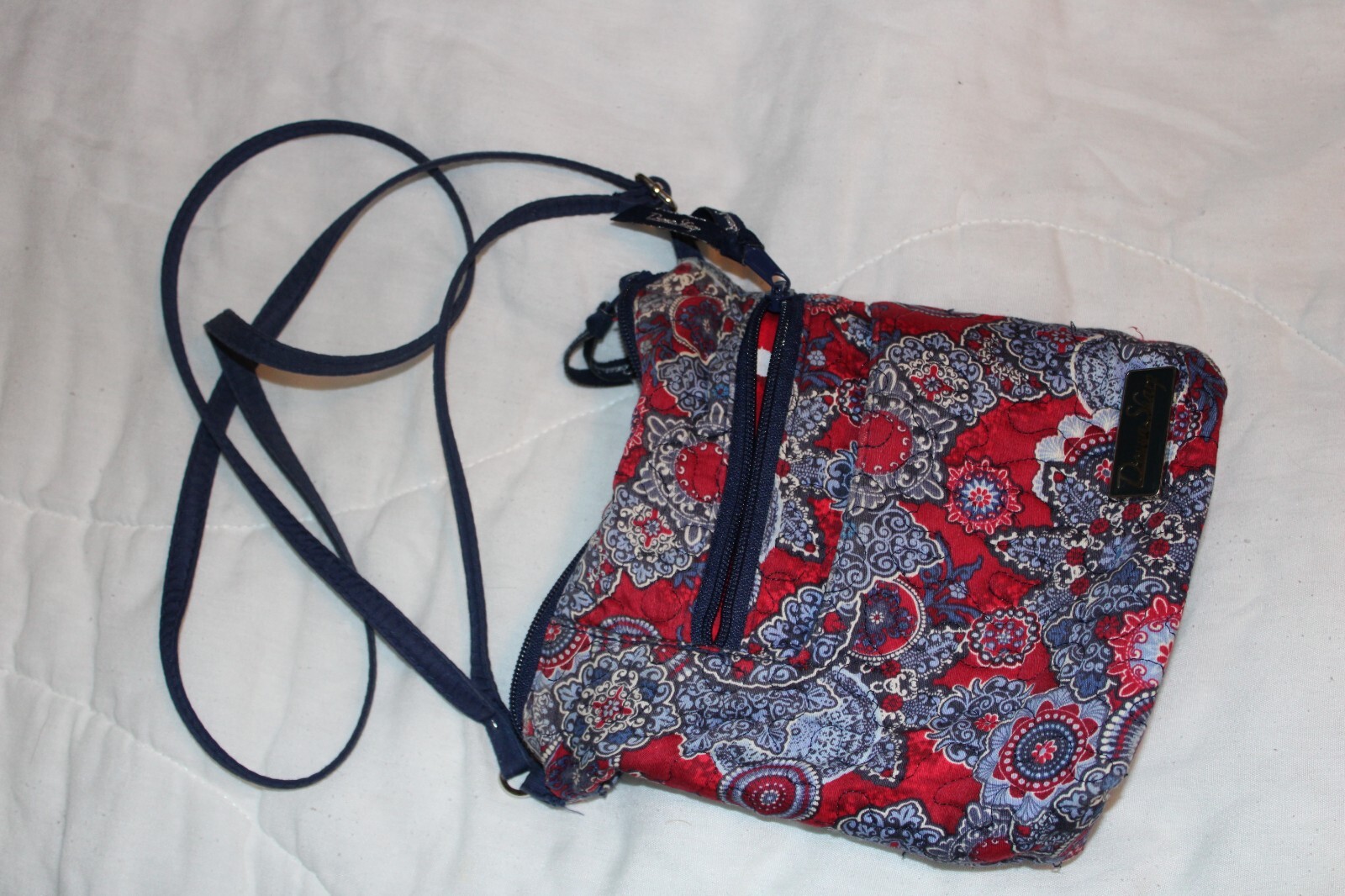 Donna Sharp Quilted Patchwork Penny Bag Crossbody… - image 1