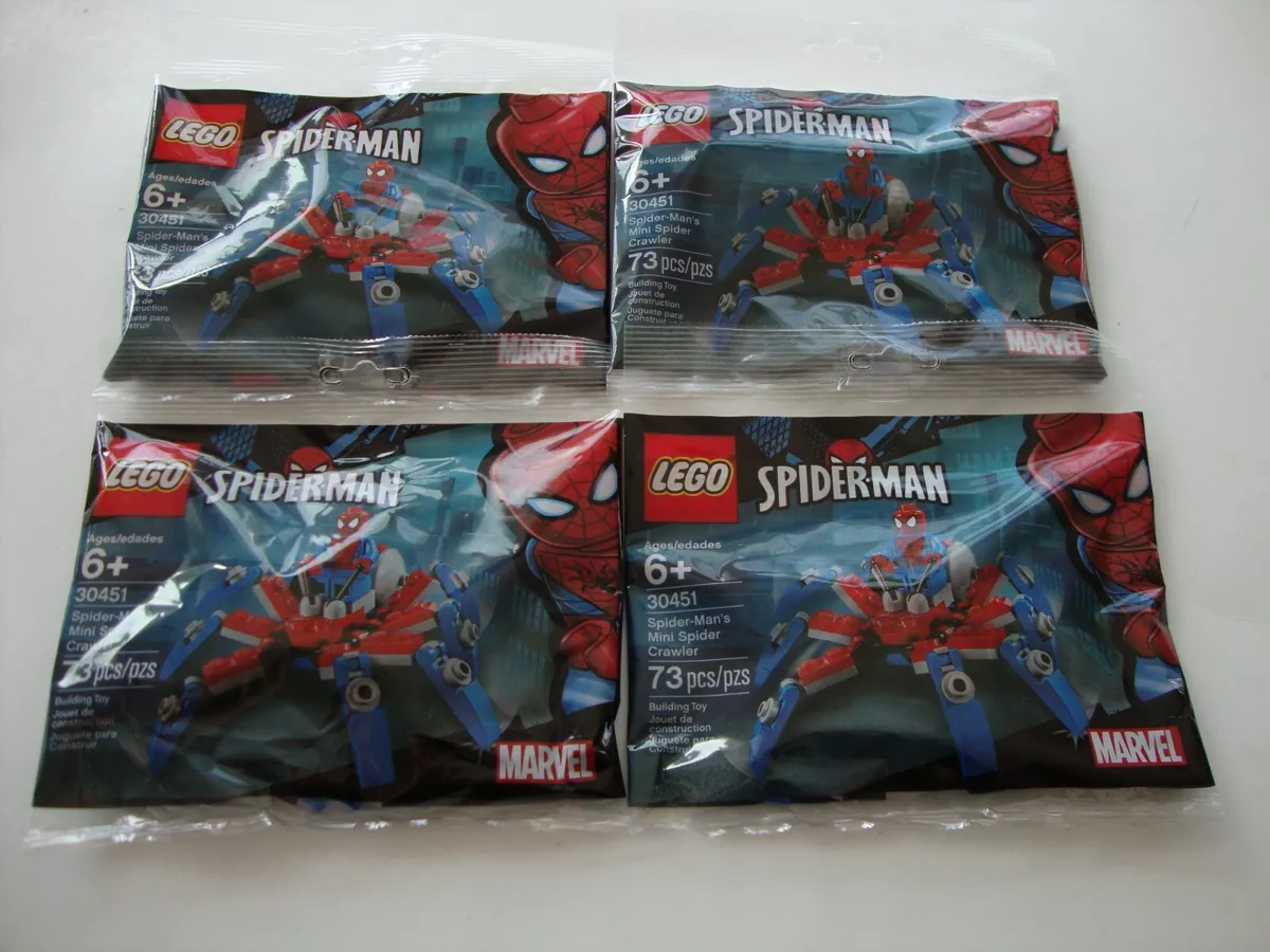LEGO 30451 Spiderman Spider Man s Mini Spider Crawler polybag x 4