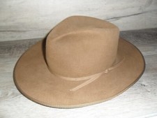 Stetson  The Gun Club F2160 Dune 101 Acorn Hat 7 1/8 USA Ticket No. K16040
