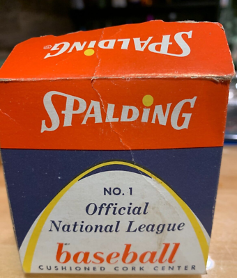 Rare 1950's Spaulding Official Warren Giles National League Ball
