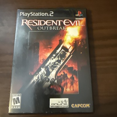 Resident Evil Outbreak Sony PlayStation 2 2003 Video Game & Case No Manual