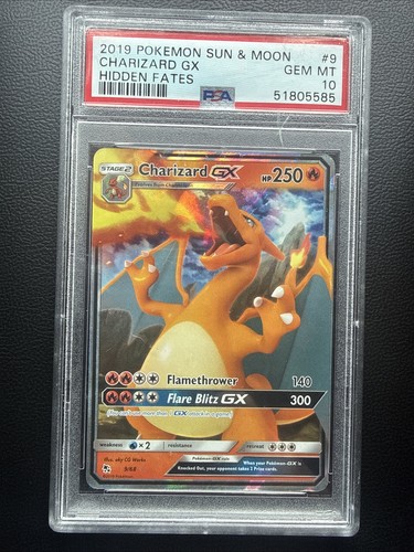Charizard-GX graded PSA 10 for sale on eBay