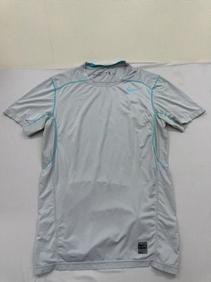 Nike Pro Herren T-Shirt Grau Hypercool Fitted Größe M