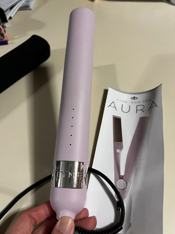 Plancha y rizador de pelo Tyme Iron Pro Aura Pink 2 en 1 Foto 2 de 4