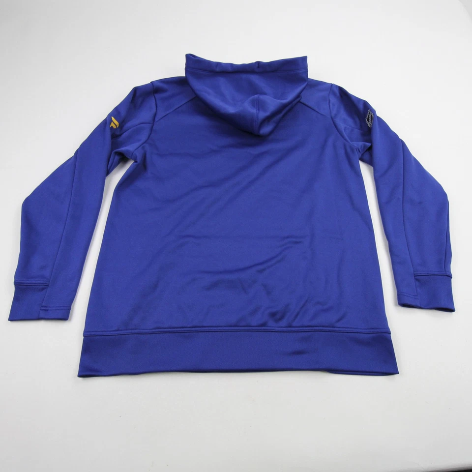 Buffalo Sabres Fanatics NHL Pro Authentics Sweatshirt Men's Blue Used - Image 3 of 4