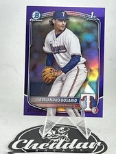ALEJANDRO ROSARIO 2025 1st BOWMAN CHROME PROSPECT PURPLE REFRACTOR #’D/199
