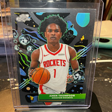 Topps Chrome 2026 Amen Thompson Houston Rockets Basketball Card #177 Rookie