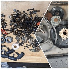 Job lot Qualcast 35s Suffolk Punch 14 Mower Pulleys & Adjusters and spares