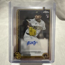 2025 Topps Chrome Update Series - Autographs Omar Cruz #AC-OC (AU, RC)