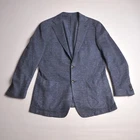 Mens SUITSUPPLY Havana Patch Unlined Linen Cotton Knit Blazer Jacket size 42