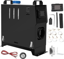 8 kW 12 Volt Diesel-Zusatzheizung mit LCD-Fernanzeige und Schalldämpfer