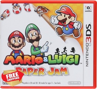Nintendo Mario Luigi Paper Jam 3DS