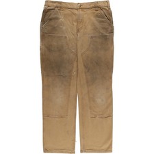 Used Carhartt Relaxed Fit Double Knee Duck Painter Pants Men's Size W34