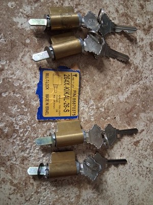 Lot of 4 used Mul-T-Lock 85870375 264x-KIKAL-26-S read