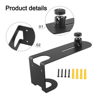 Stabile Aluminium Wandhalterung für Projektoren verstellbar Doppelachsenstütze