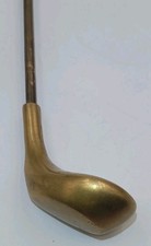 Vintage Quality Heavy Solid Brass Driver Golf Club Shoe Horn 21.25 Inches