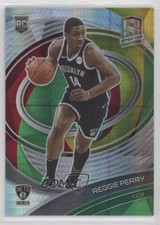 2020-21 Panini Spectra Asia Yellow Green Prizm 16/75 Reggie Perry #128 00f8