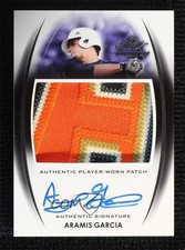 2014 Leaf Trinity Patch Auto Bronze Aramis Garcia #PA-AG1 Patch Auto 0s3