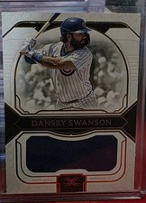 2024 Topps Definitive Collection Dansby Swanson Jumbo Patch Relic 01 /50