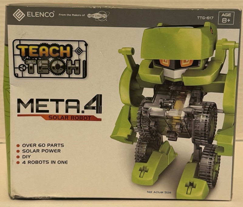 Elenco TEACH TECH Meta.4 Solar Robot Kit NEW SEALED IN PACKAGE